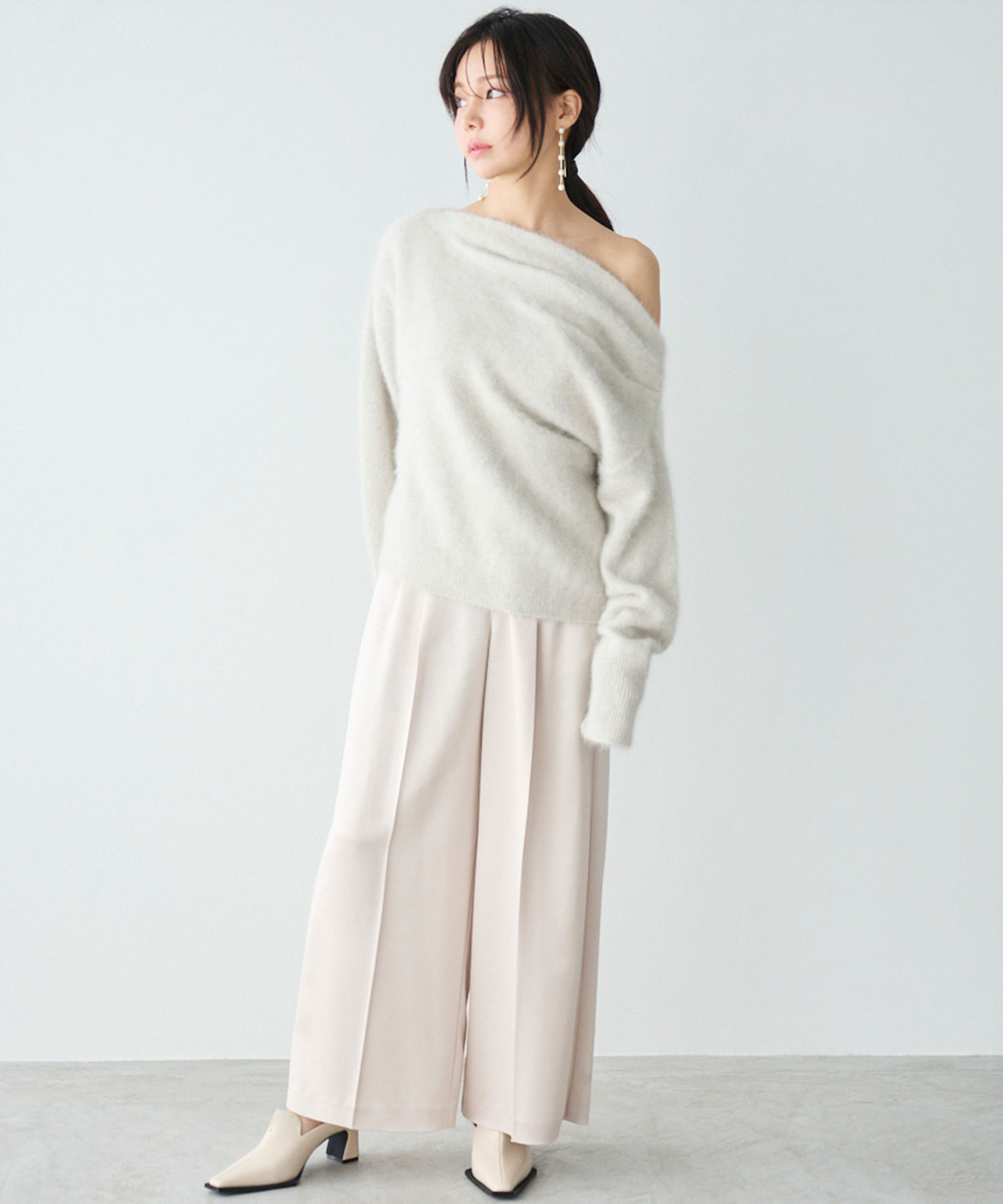 FOXニットドレーププルオーバー｜PETAL ONLINE（ペタルオンライン）