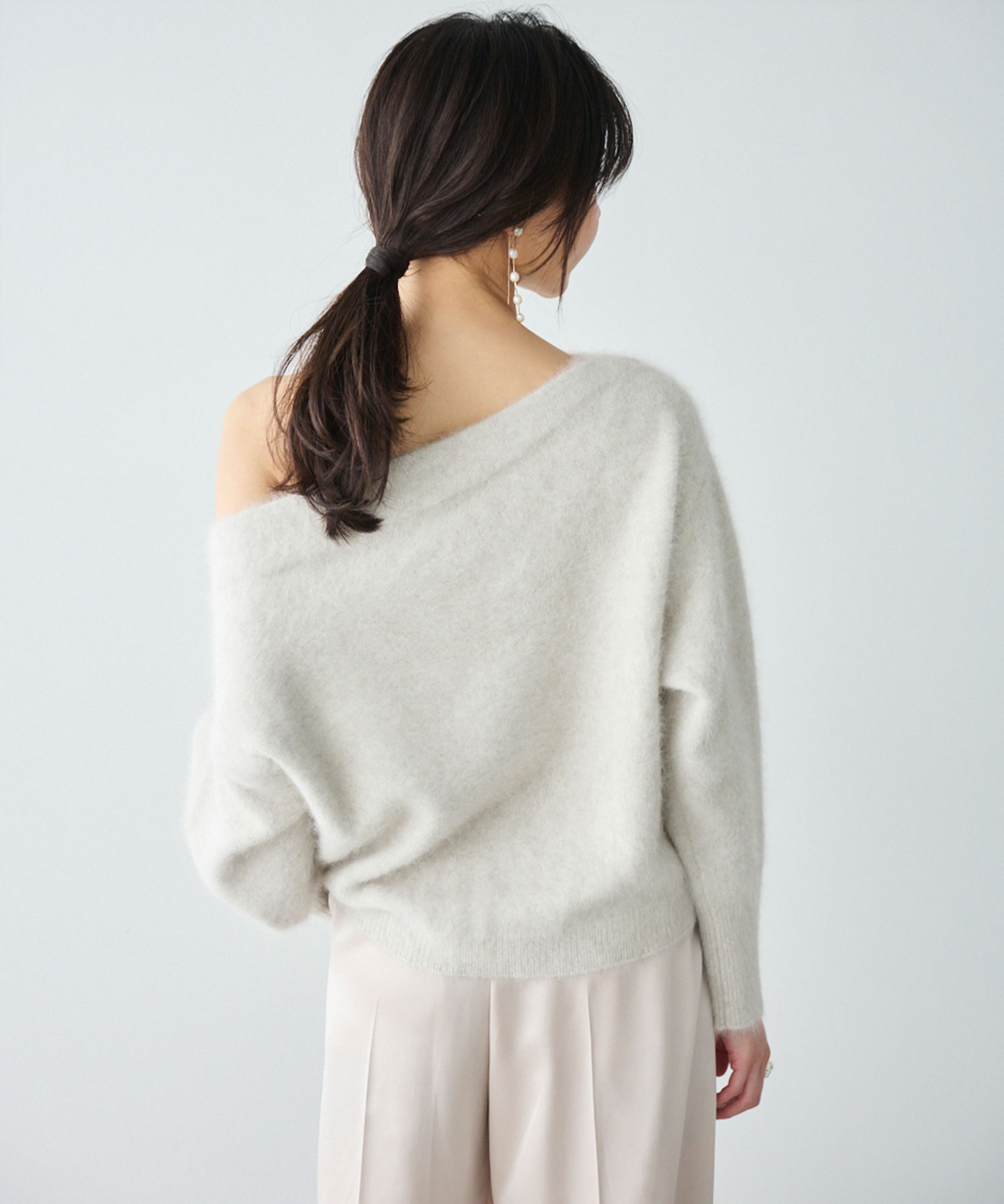 Aimein ニット FOXニットドレーププルオーバー｜PETAL ONLINE（ペタルオンライン）