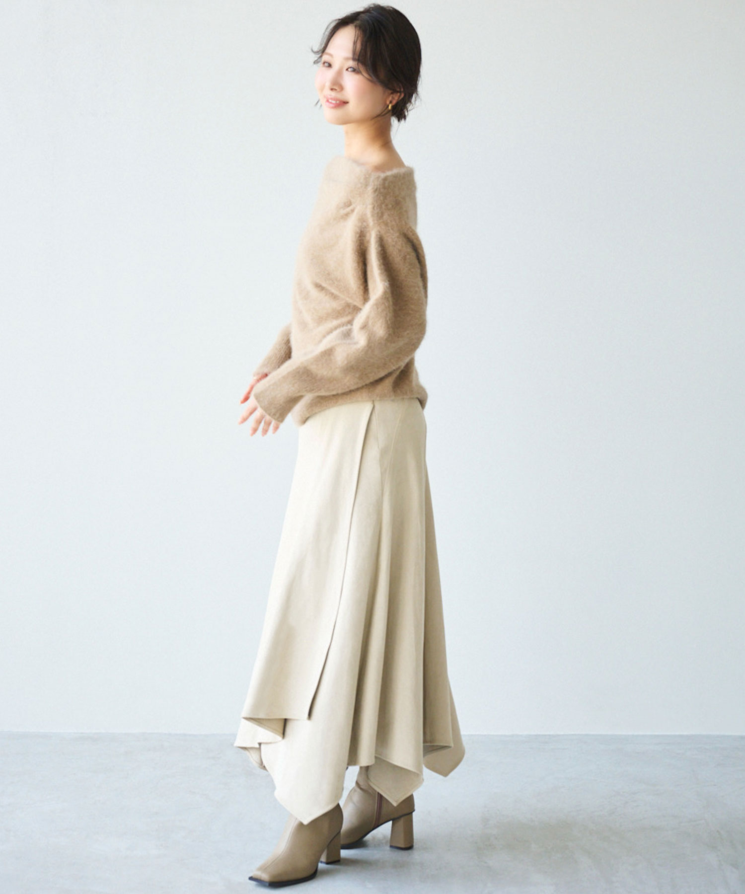 FOXニットドレーププルオーバー｜PETAL ONLINE（ペタルオンライン）