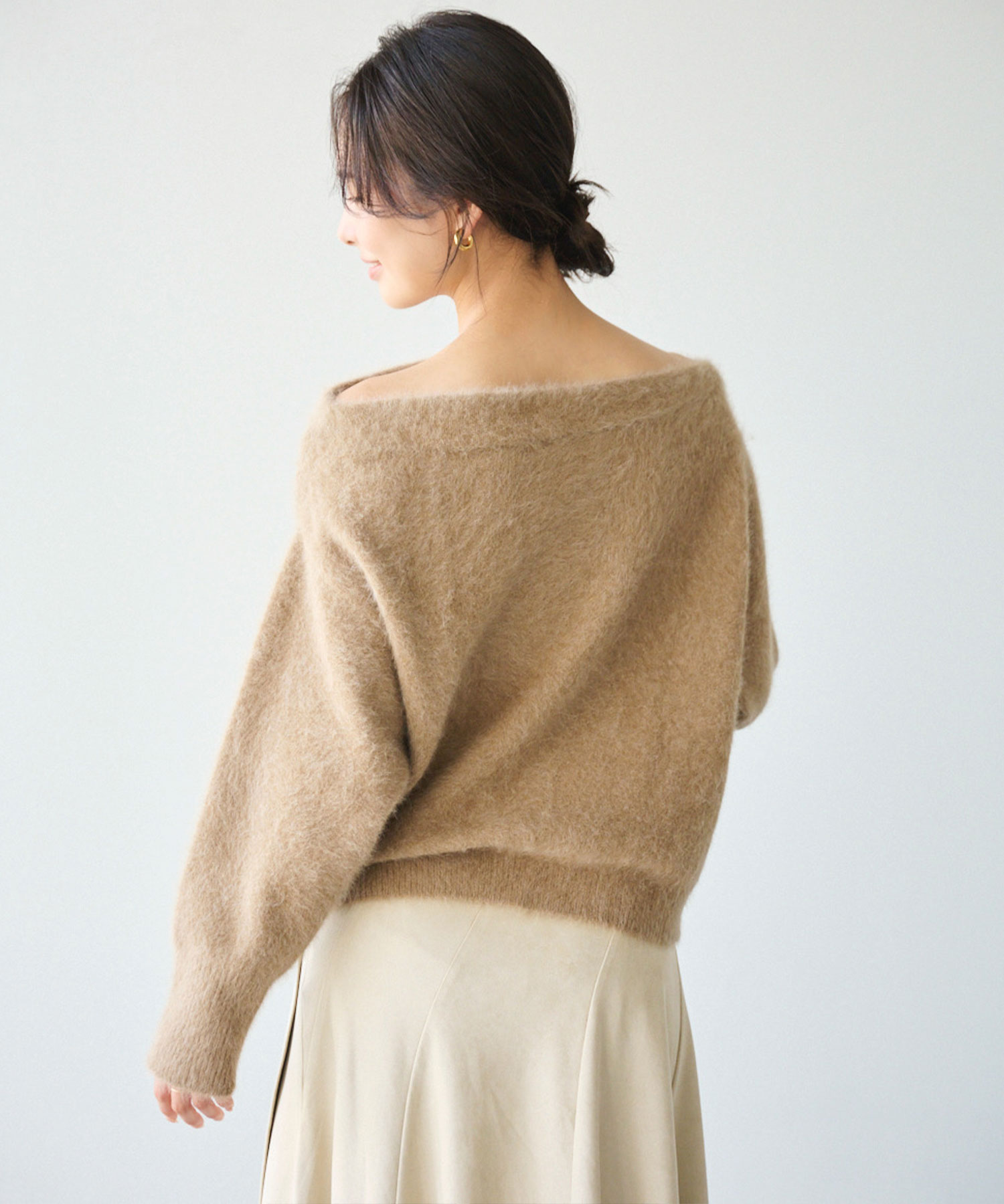 エメイン　FOXニットドレーププルオーバー FOXニットドレーププルオーバー｜PETAL ONLINE（ペタルオンライン）