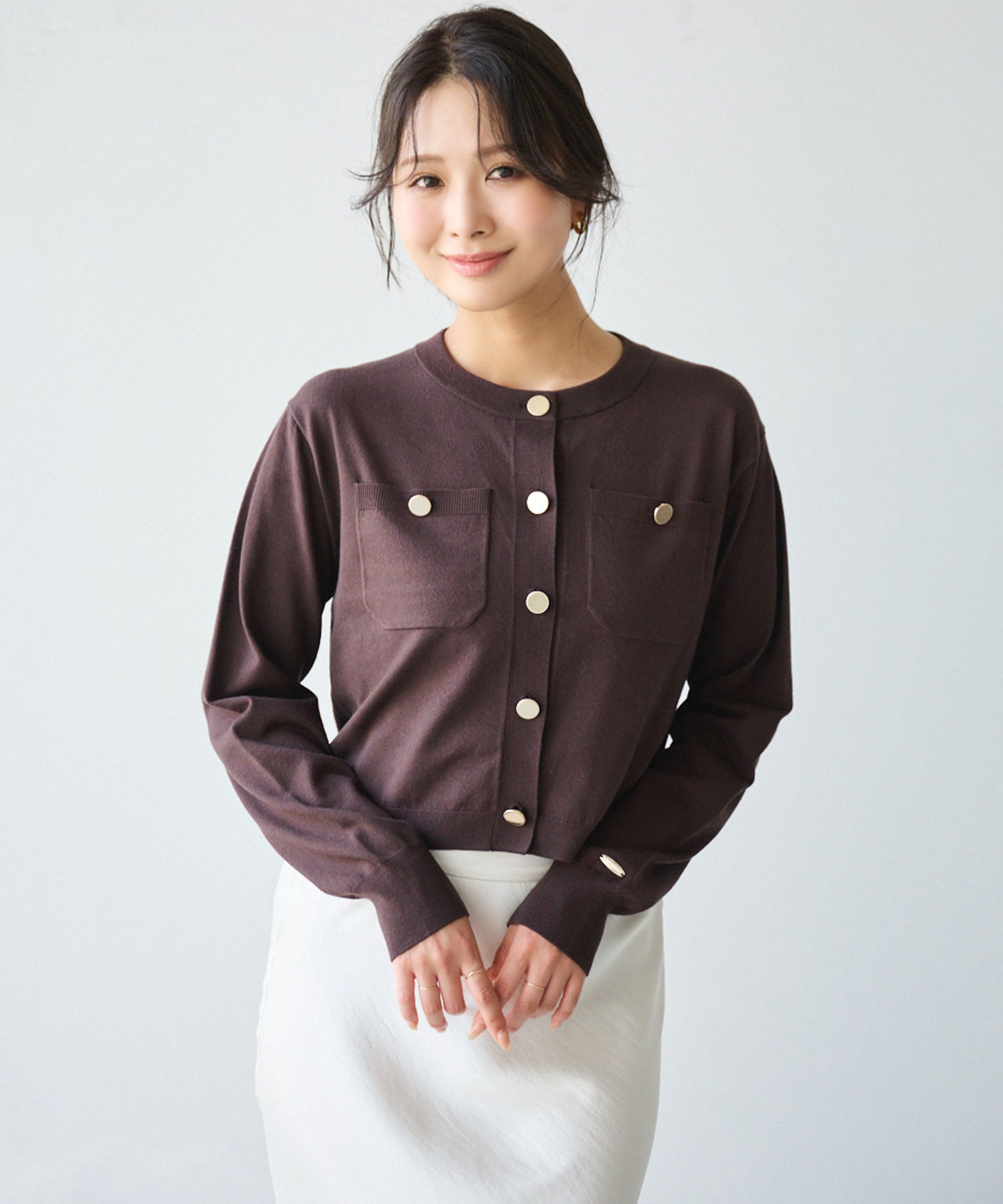 コンパクトニットカーディガン｜PETAL ONLINE（ペタルオンライン）