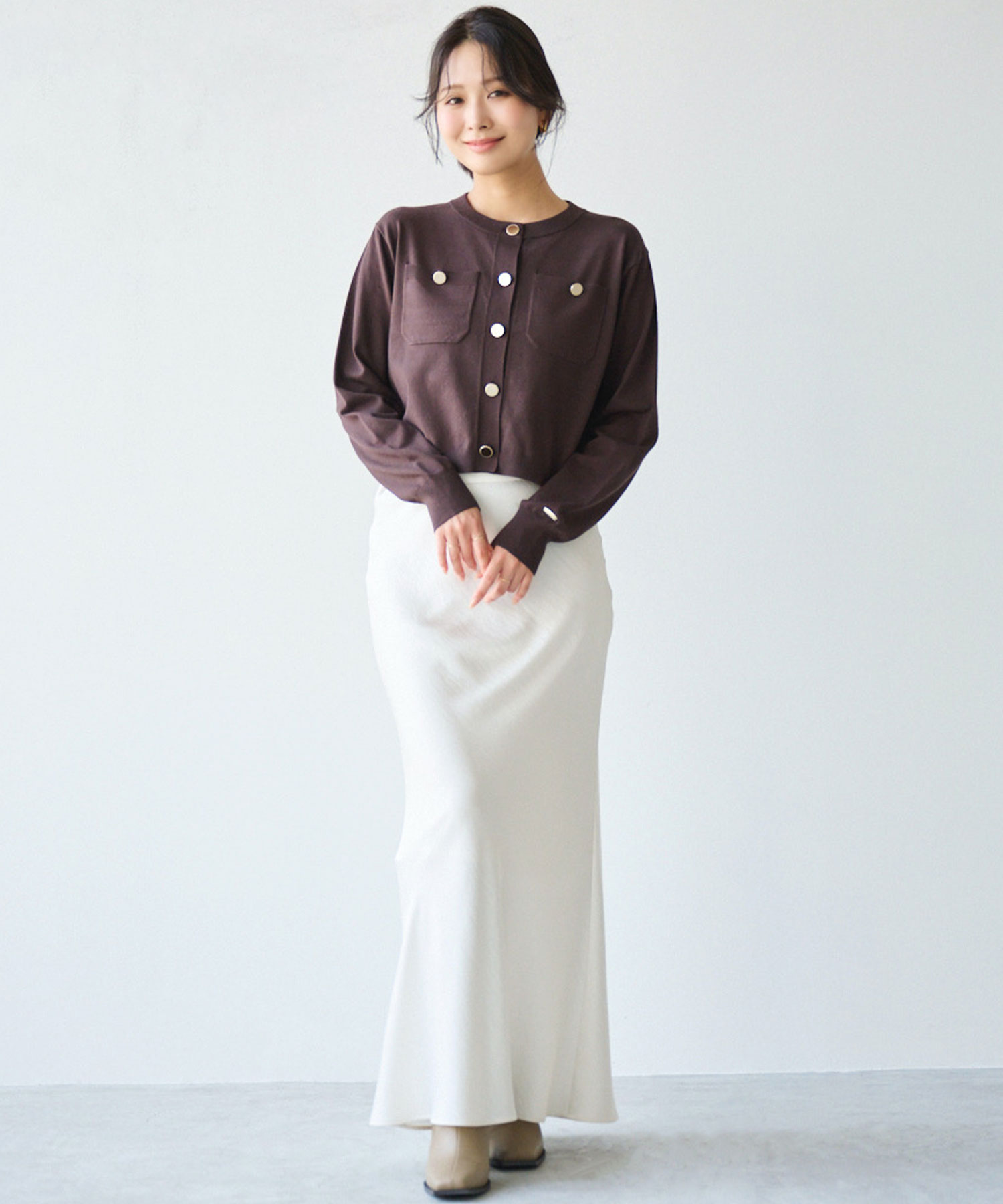 コンパクトニットカーディガン｜PETAL ONLINE（ペタルオンライン）