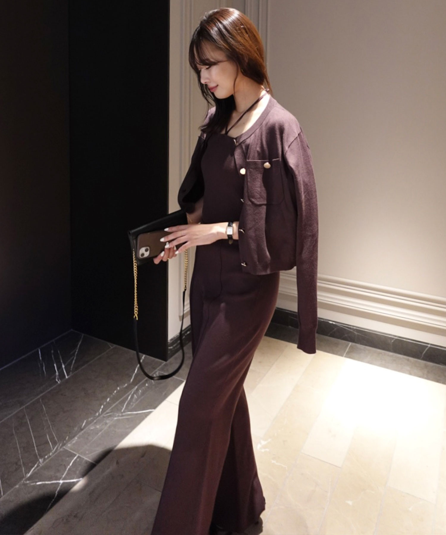 コンパクトニットカーディガン｜PETAL ONLINE（ペタルオンライン）