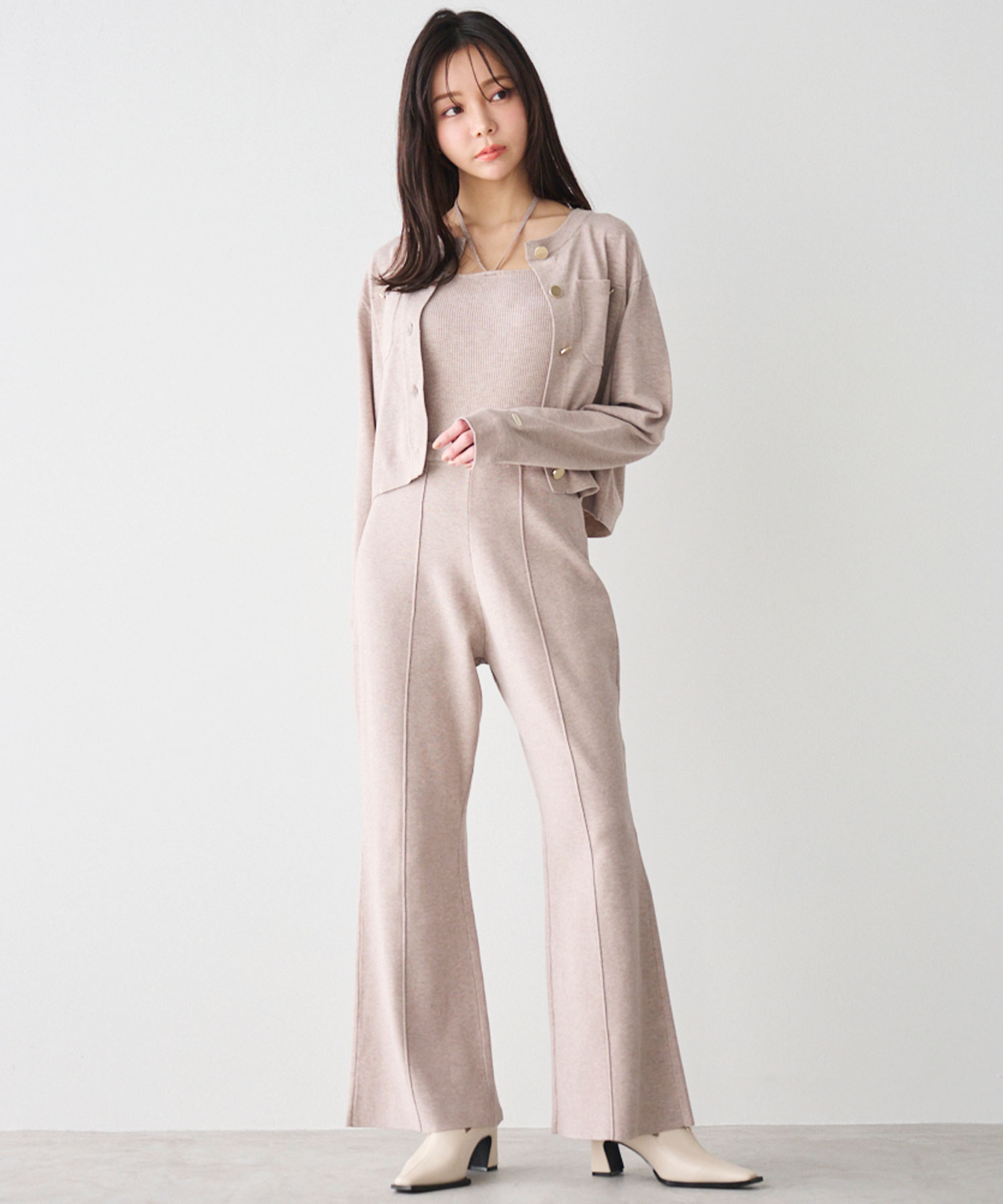 【新品】Aimeine　コンパクトニットカーディガン コンパクトニットカーディガン｜PETAL ONLINE（ペタルオンライン）