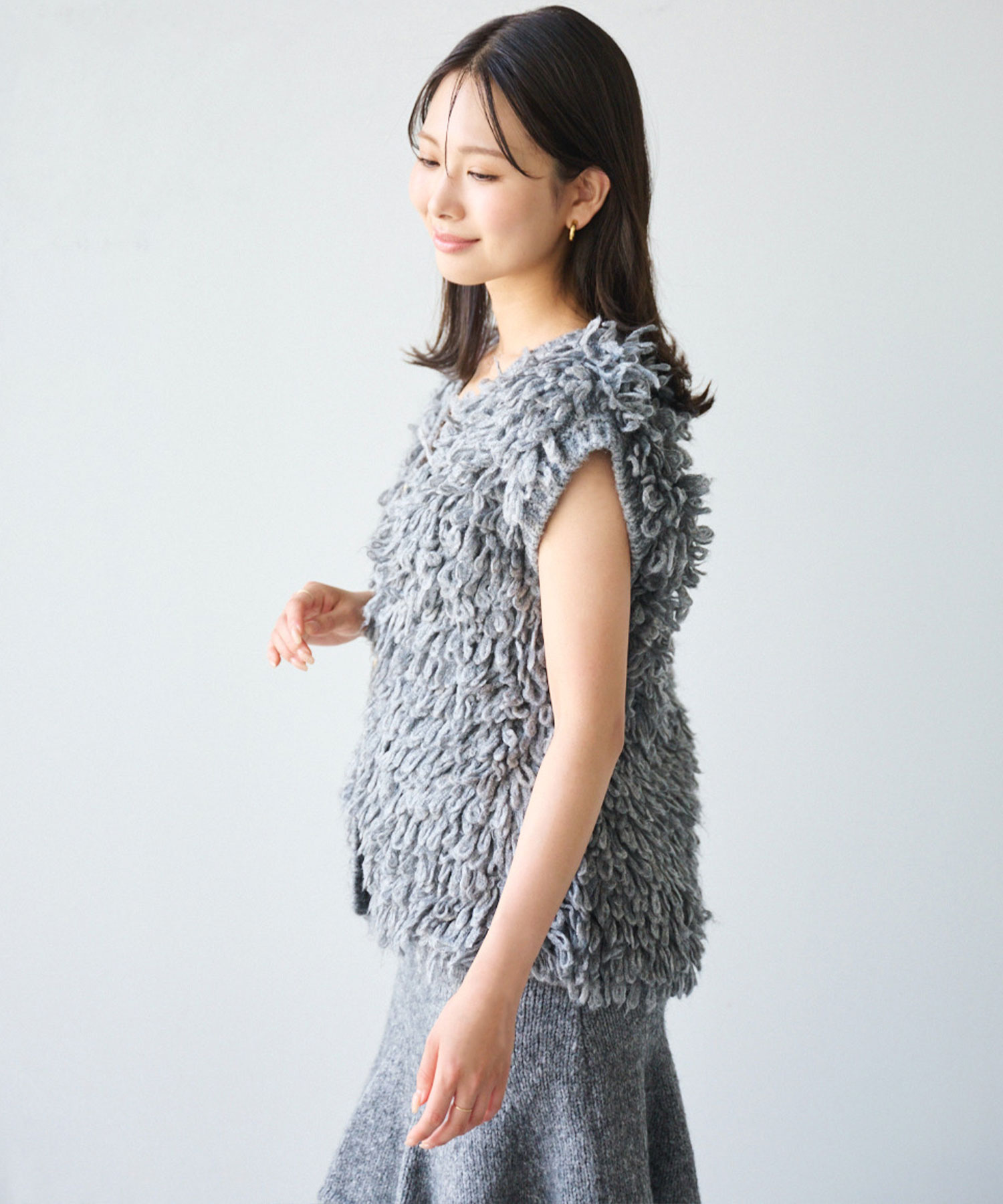 SCOTCLUB購入⭐︎ Aga ループニットベスト