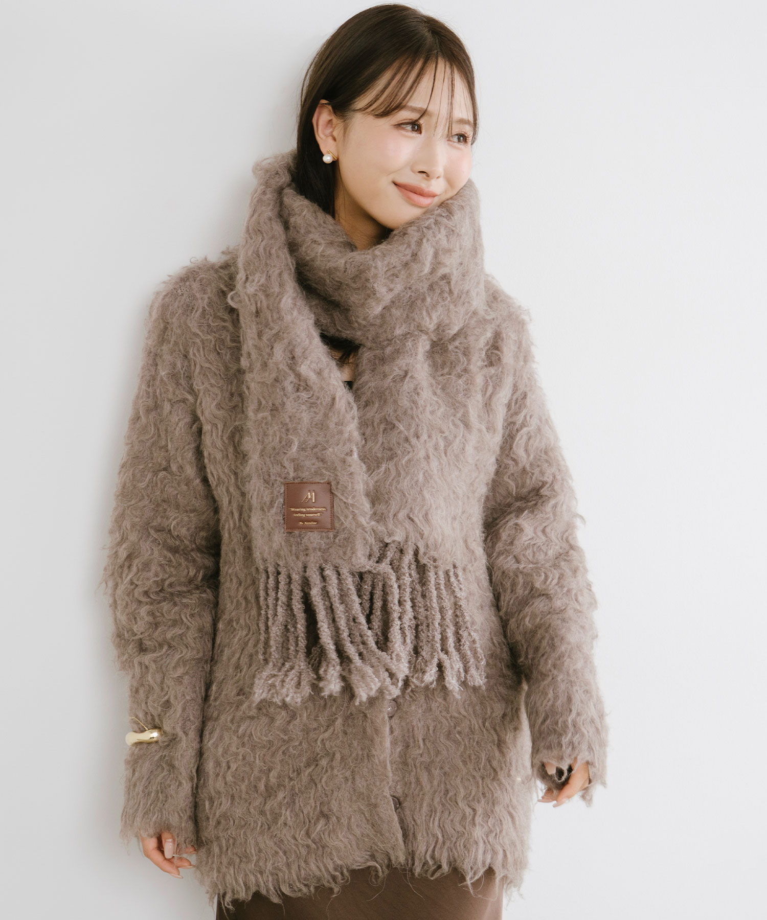 シャギーモヘヤカーディガン｜PETAL ONLINE（ペタルオンライン）