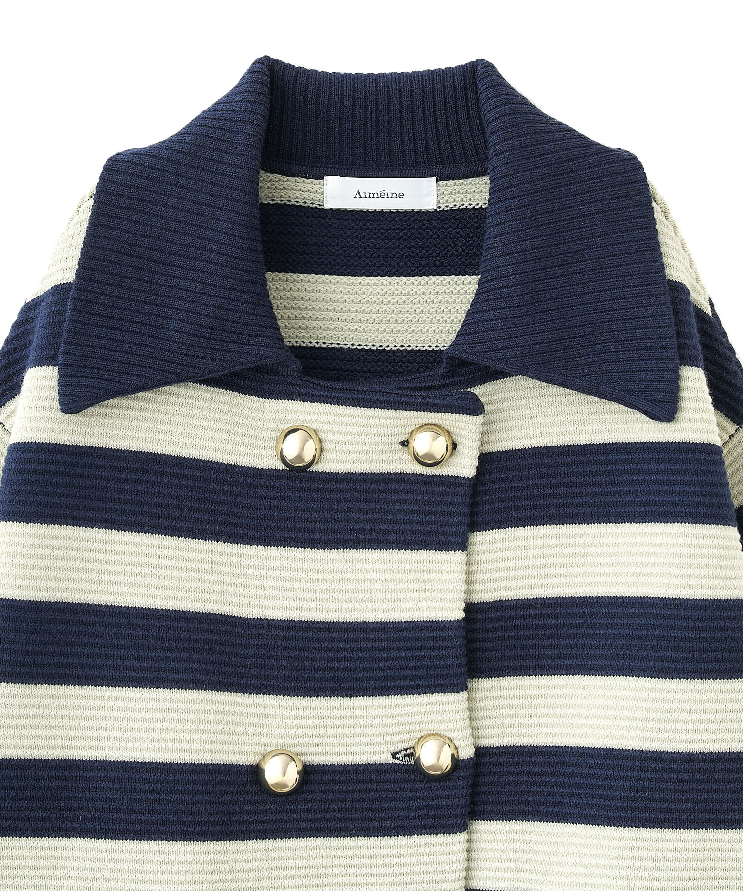 Donnah mabel 変形　ジャケット　ピンク　デザイン　ボタン Olu.（オルドット）の「ダブルボタンジャケット（テーラード