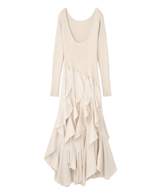 バックオープンフリルドッキングワンピース｜PETAL ONLINE（ペタル