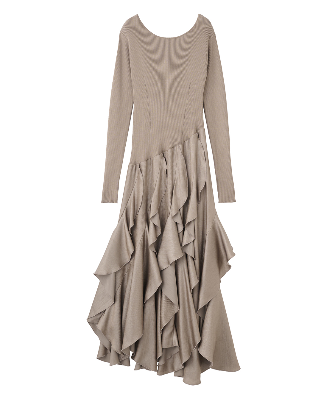 バックオープンフリルドッキングワンピース｜PETAL ONLINE（ペタル