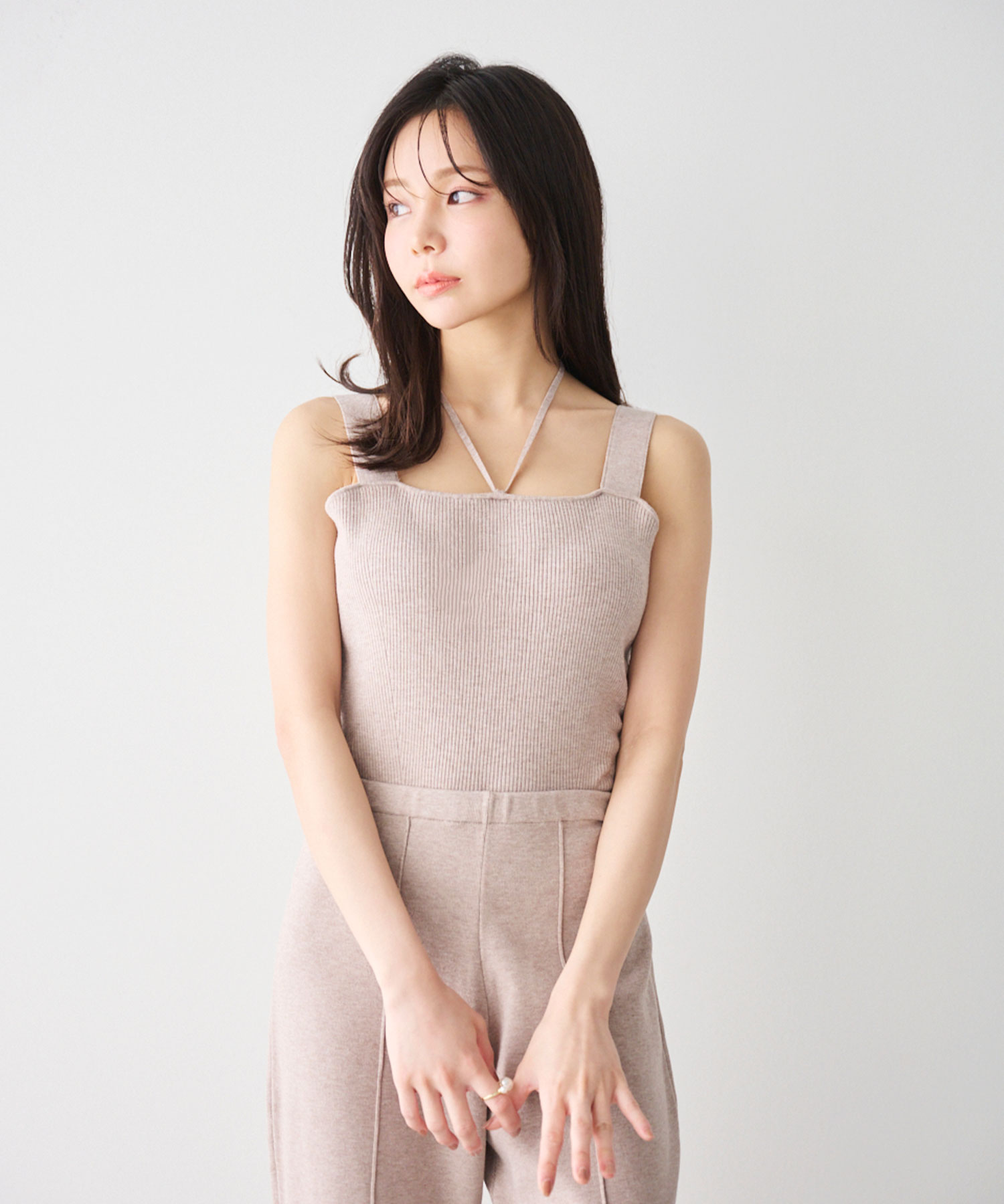 【新品】Aimeine　ニットオールインワンパンツ ニットオールインワンパンツ｜PETAL ONLINE（ペタルオンライン）