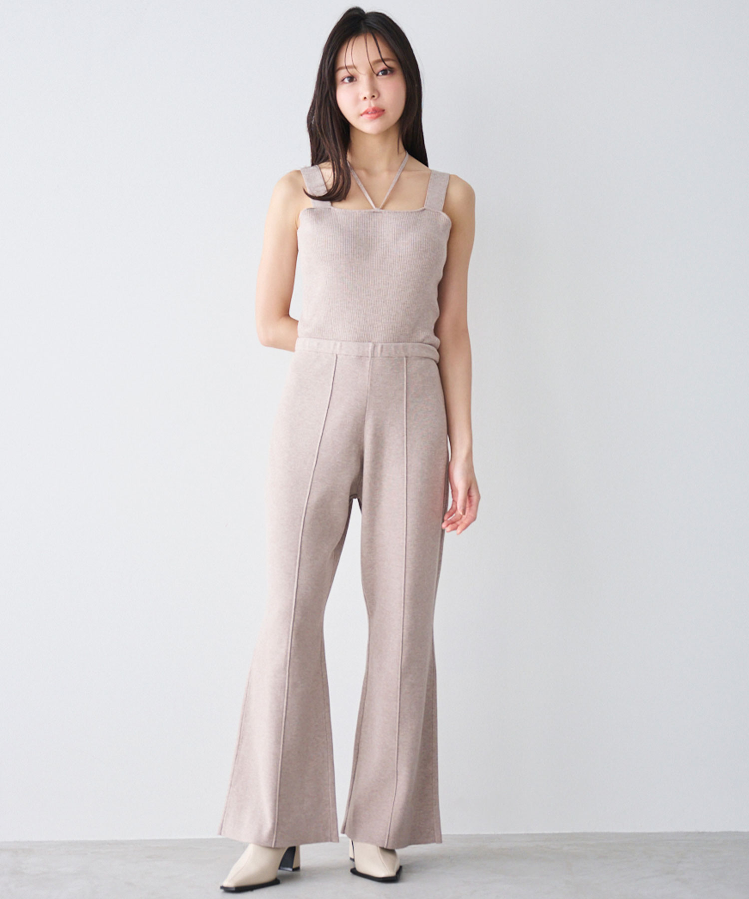 【新品】Aimeine　ニットオールインワンパンツ ニットオールインワンパンツ｜PETAL ONLINE（ペタルオンライン）