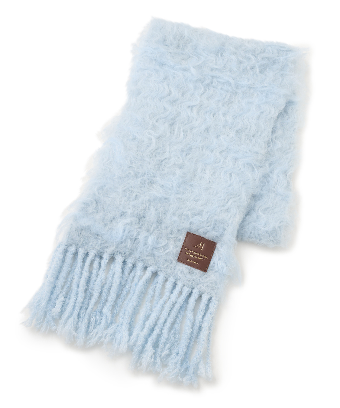 【早い者勝ち】 Aimeine シャギーモヘヤビッグマフラー　ブルー シャギーモヘヤビッグマフラー｜PETAL ONLINE（ペタルオンライン）