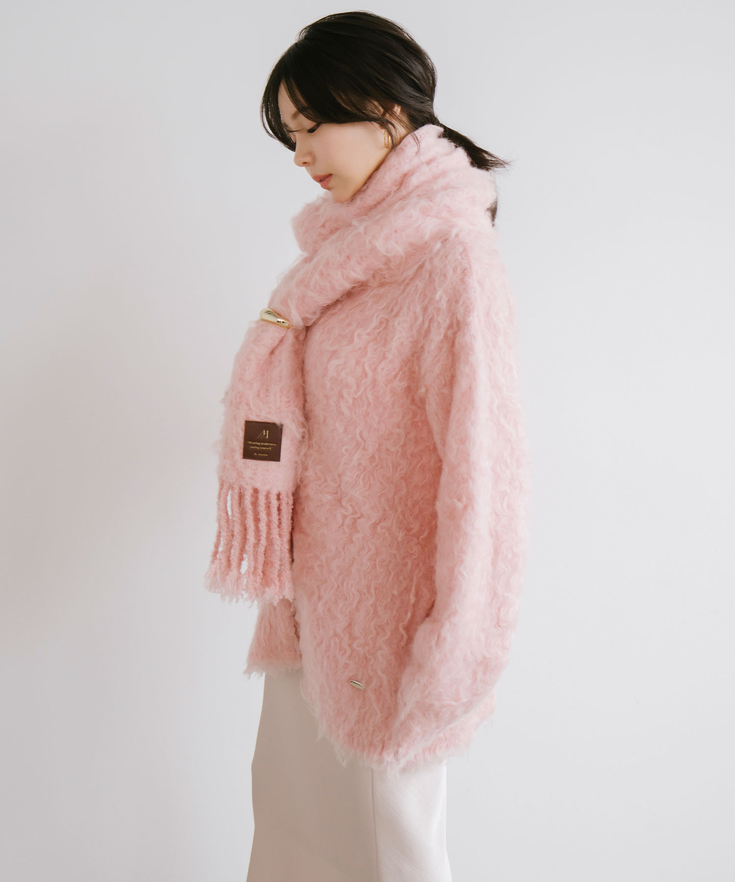 シャギーモヘヤビッグマフラー｜PETAL ONLINE（ペタルオンライン）