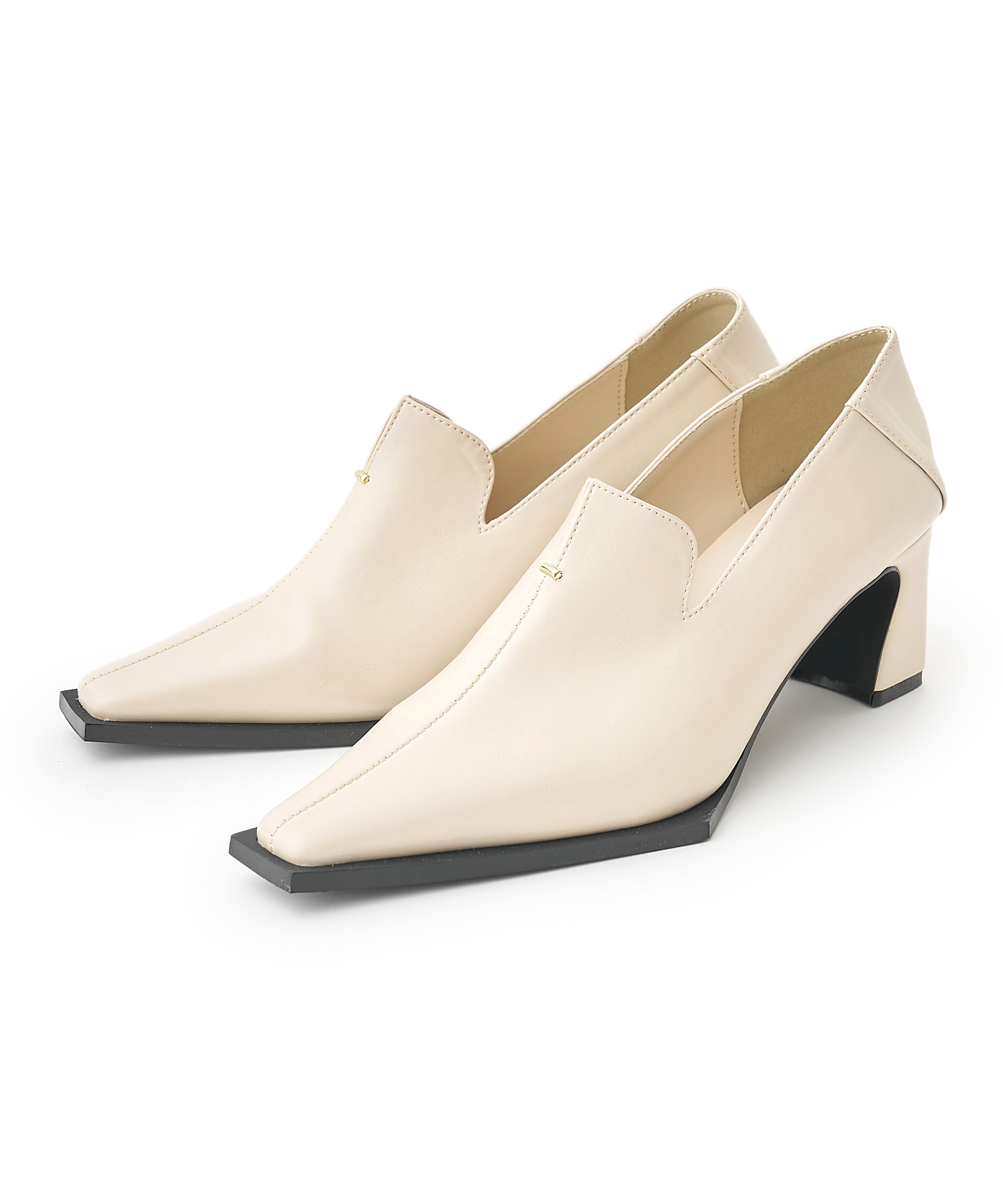 Aimeine 2WAYスクエアトゥローファーパンプス 2WAYスクエアトゥローファーパンプス｜PETAL ONLINE（ペタル