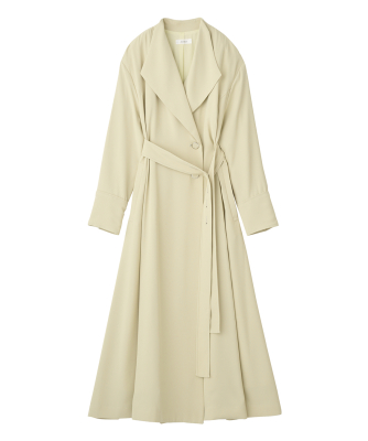 ジョーゼットコートワンピース