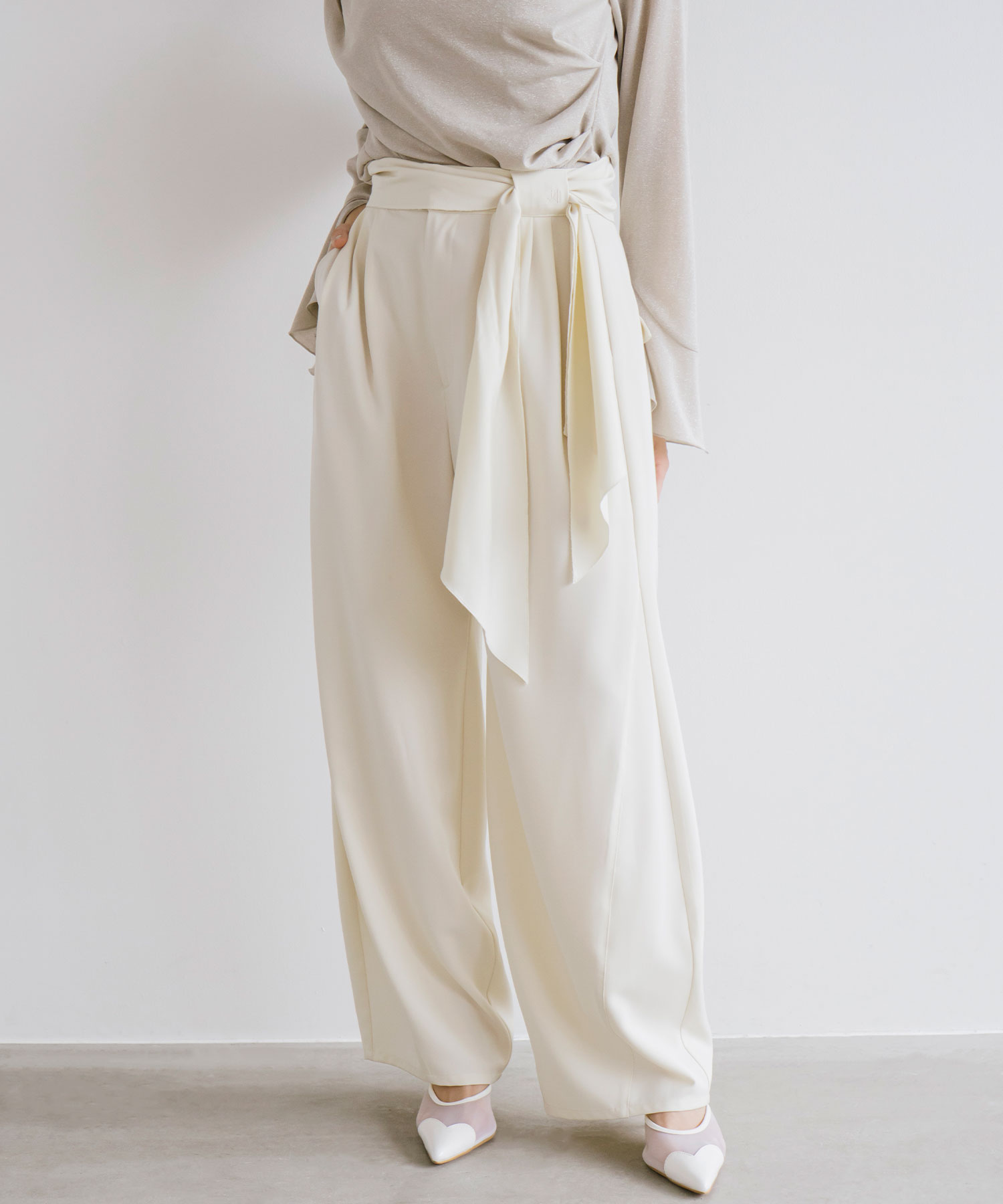 バレルリボンパンツ｜PETAL ONLINE（ペタルオンライン）