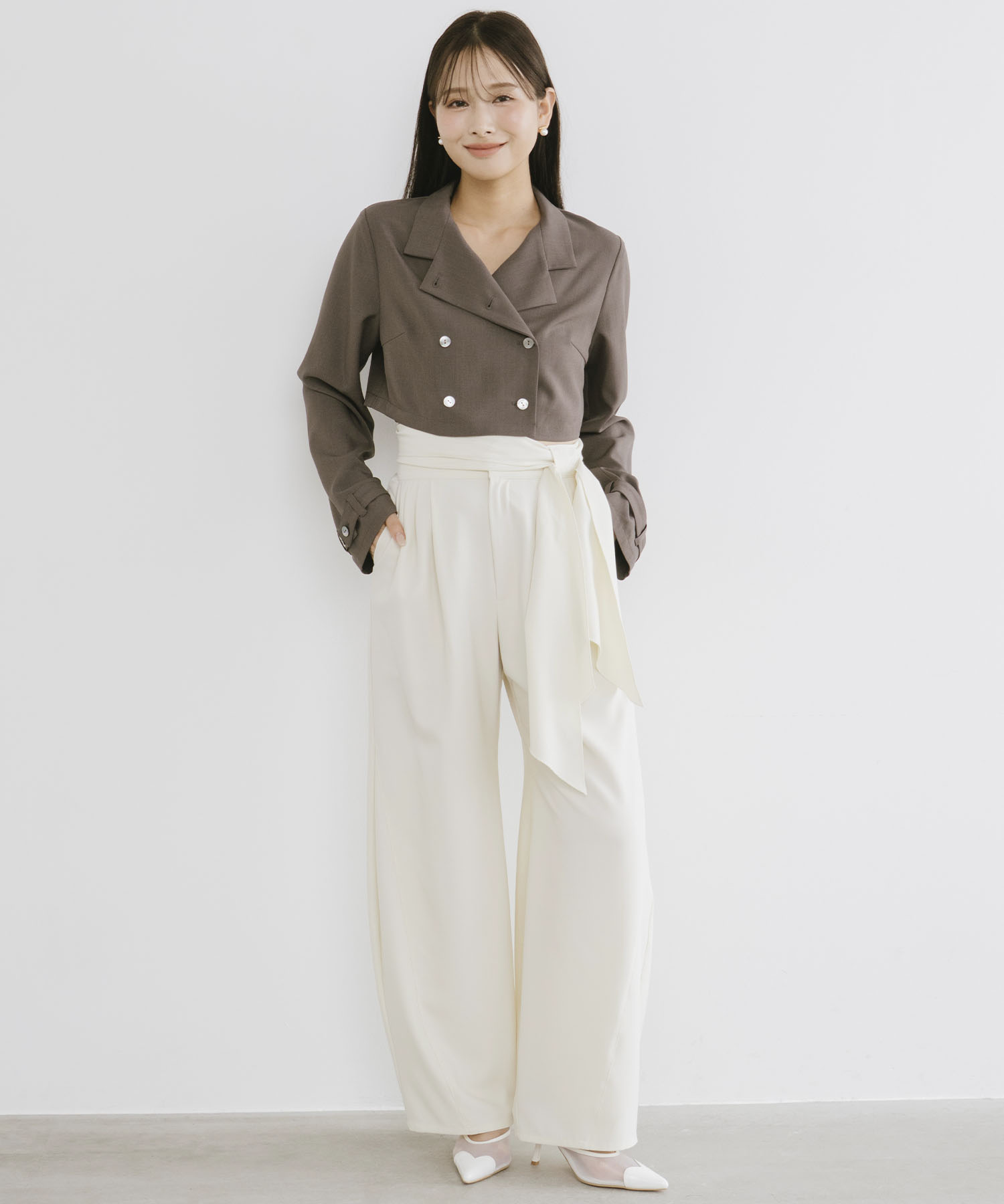 バレルリボンパンツ｜PETAL ONLINE（ペタルオンライン）