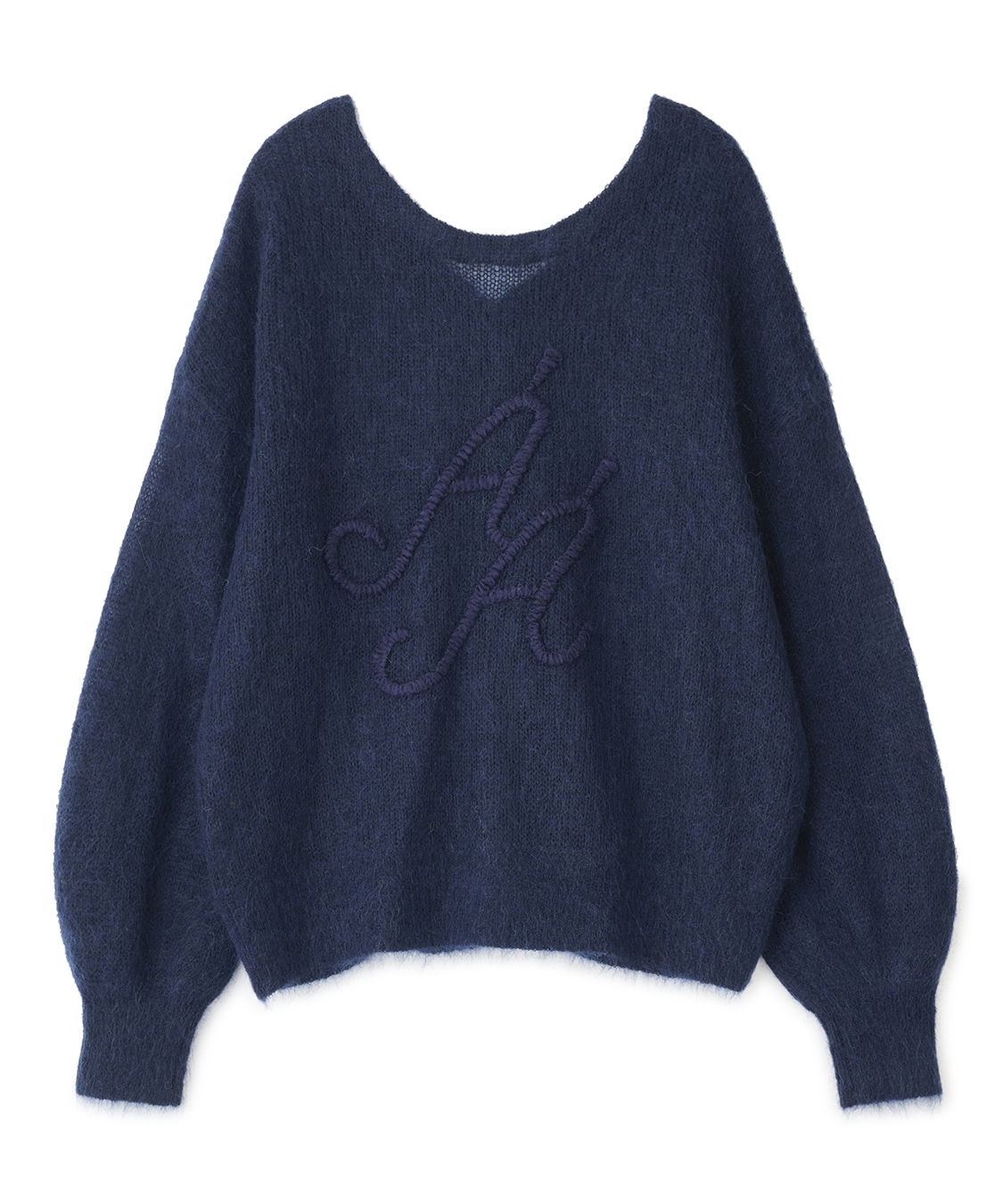 シアーモヘヤロゴ刺繍カーディガン｜PETAL ONLINE（ペタルオンライン）