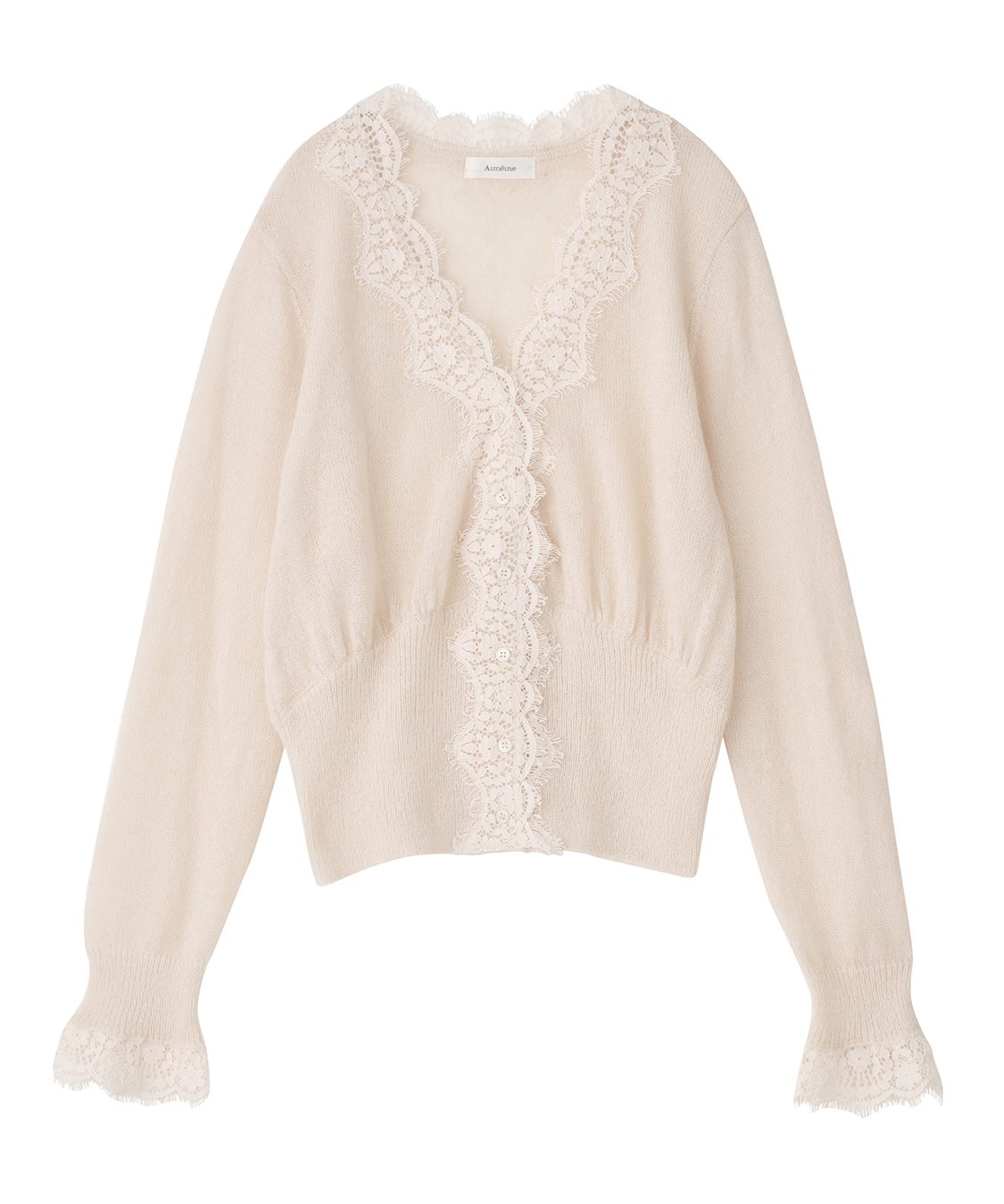 シアーモヘヤレースカーディガン｜PETAL ONLINE（ペタルオンライン）