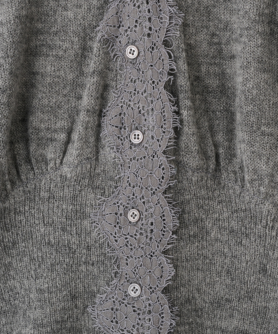 【早い者勝ち】 Aimeine シアーモヘヤレースカーディガン サックス シアーモヘヤレースカーディガン｜PETAL ONLINE（ペタルオンライン）