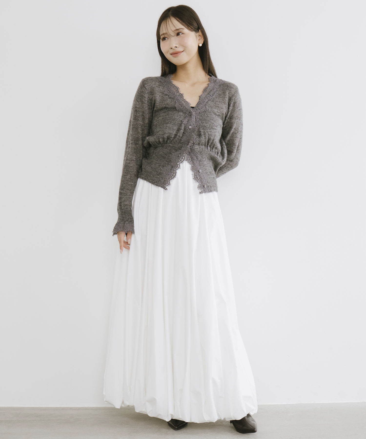 【新品未使用】Aimeine シアーモヘヤレースカーディガン エメイン シアーモヘヤレースカーディガン｜PETAL ONLINE（ペタルオンライン）