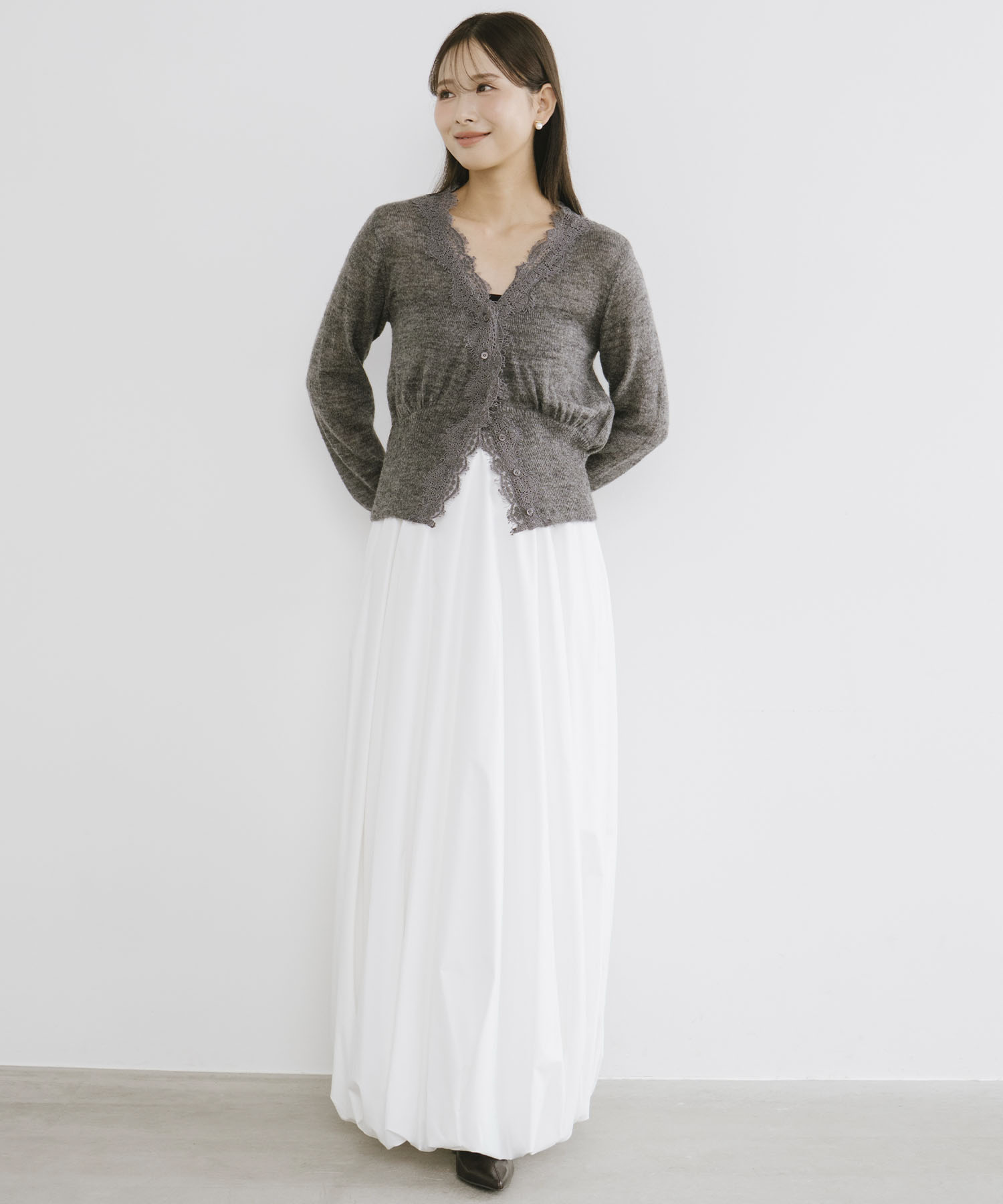 シアーモヘヤレースカーディガン｜PETAL ONLINE（ペタルオンライン）