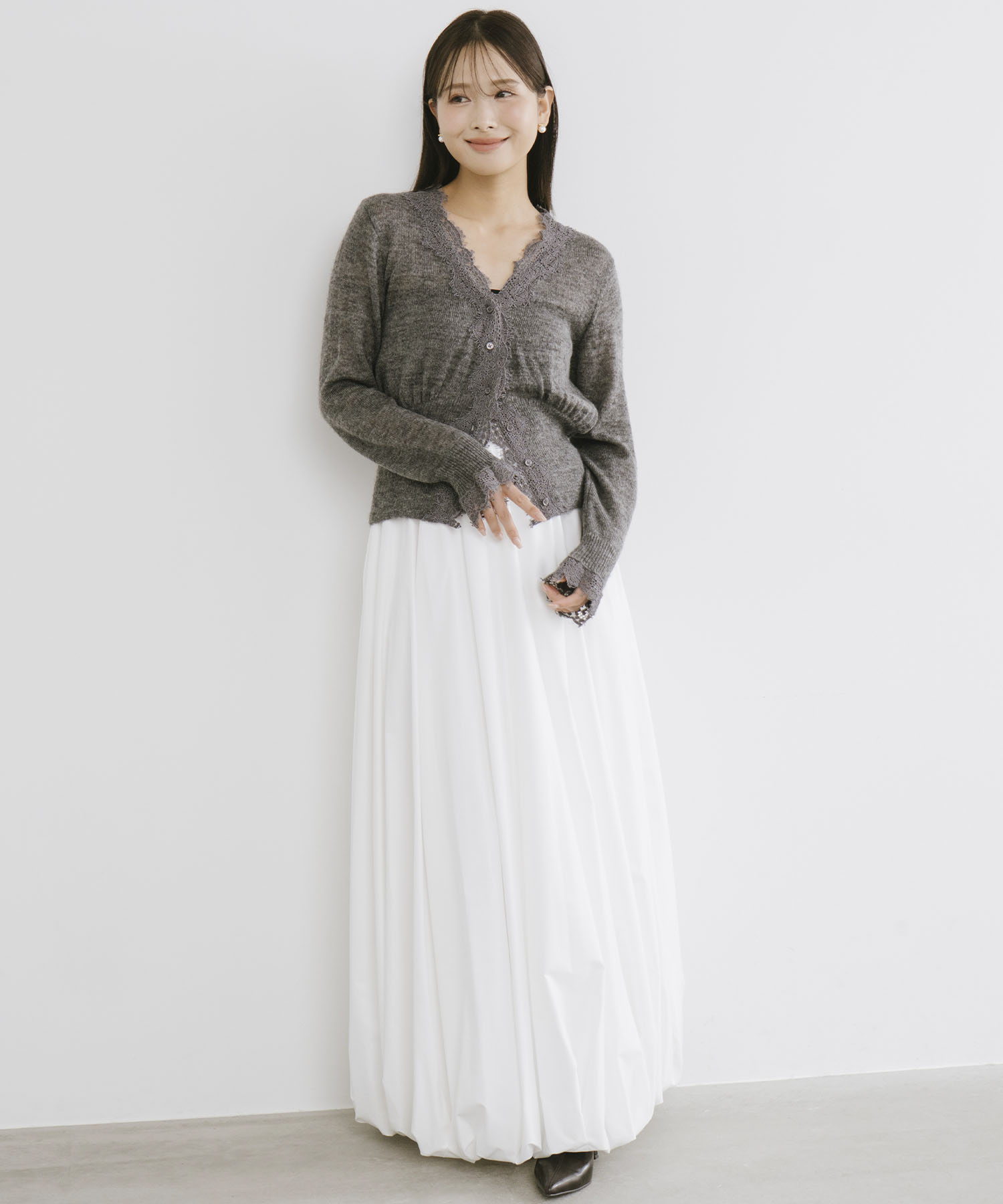 シアーモヘヤレースカーディガン｜PETAL ONLINE（ペタルオンライン）