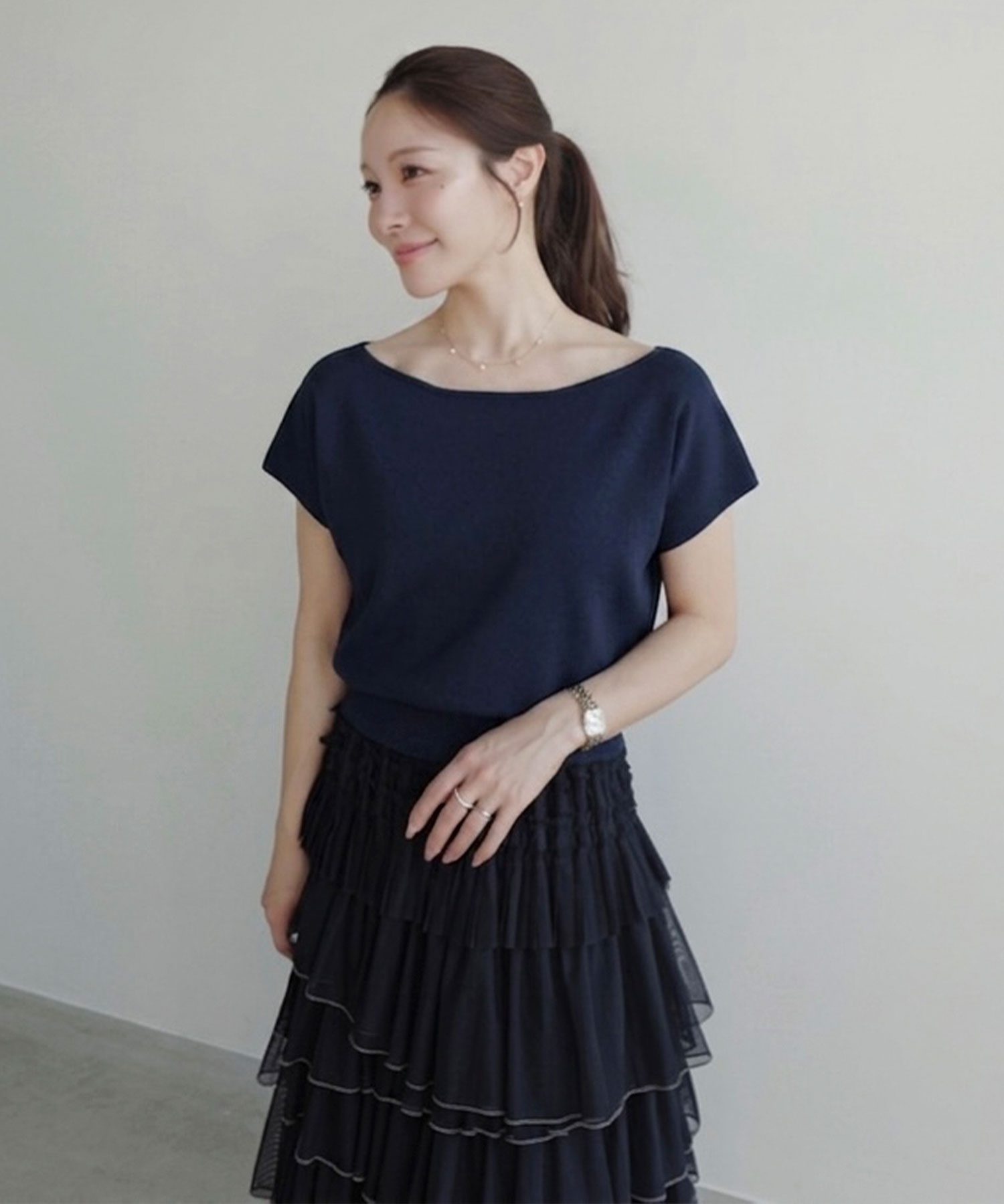 Aimeine Aero-Mochi フレンチニット Aero-Mochi フレンチニット｜PETAL ONLINE（ペタルオンライン）